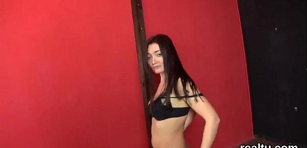  Perfect czech kitten gets tempted in the shopping centre and banged in pov